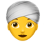 Woman Wearing Turban emoji on Apple