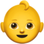 Emoji Neonato su Apple