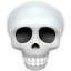 Emoji Tengkorak pada Apple