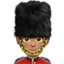 Man Guard: Medium Skin Tone emoji on Apple