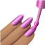 Nail Polish: Medium Skin Tone emoji on Apple