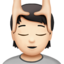 Emoji Urut muka: ton kulit cerah pada Apple