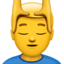 Man Getting Massage emoji on Apple