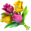 Bouquet emoji on Apple