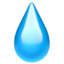 Emoji Goccia su Apple