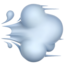 Dashing Away emoji on Apple