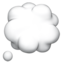 Thought Balloon emoji on Apple