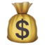 Money Bag emoji on Apple