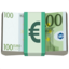 Euro Banknote emoji on Apple