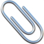 Paperclip emoji on Apple