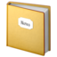 Notebook with Decorative Cover emoji on Apple