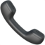 Telephone Receiver emoji on Apple