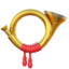 Postal Horn emoji on Apple