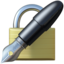 Locked with Pen emoji on Apple