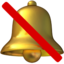 Emoji Campana sbarrata su Apple