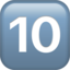 Keycap: 10 emoji on Apple