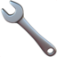 Schraubenschlüssel-Emoji auf Apple