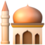 Mosque emoji on Apple