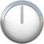 Twelve O’clock emoji on Apple