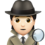Emoji Detective: carnagione chiara su Apple