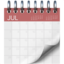 Emoji Calendario a spirale su Apple