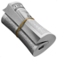Rolled-Up Newspaper emoji on Apple