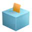 Ballot Box with Ballot emoji on Apple