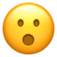 Apple의 입벌린 얼굴 이모지