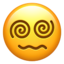 Emoji Faccina con occhi a spirale su Apple