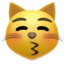 Emoji Gatto che manda baci su Apple
