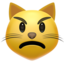 Emoji Gatto imbronciato su Apple