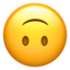 Upside-Down Face emoji on Apple