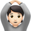 Emoji Gerak isyarat okey: ton kulit cerah pada Apple