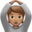 Emoji Gerak isyarat okey: ton kulit sederhana pada Apple