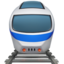 Apple での 電車正面 絵文字
