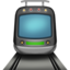 Apple üzerinde Tramvay emojisi
