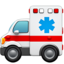 Apple üzerinde Ambulans emojisi