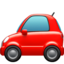 Automobile emoji on Apple