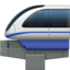 Monorail-emoji op Apple