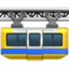 อีโมจิ รถไฟสะพานแขวน บน Apple