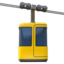 Aerial Tramway emoji on Apple