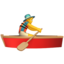 Man Rowing Boat emoji on Apple