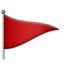 Triangular Flag emoji on Apple
