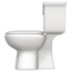Toilette-Emoji auf Apple