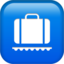 Baggage Claim emoji on Apple