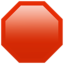 Stop Sign emoji on Apple