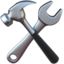 Hammer and Wrench emoji on Apple