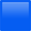 Blue Square emoji on Apple