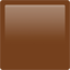 Brown Square emoji on Apple