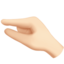 Pinching Hand: Light Skin Tone emoji on Apple